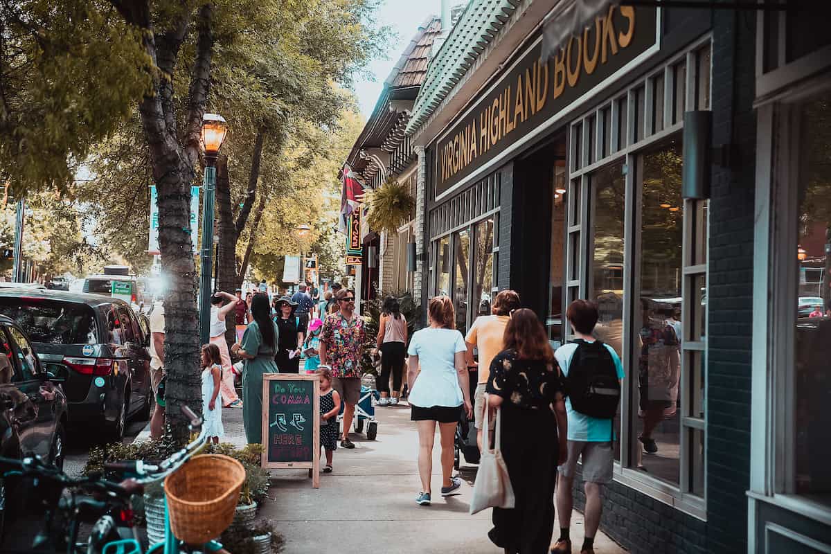 Virginia-Highland shops